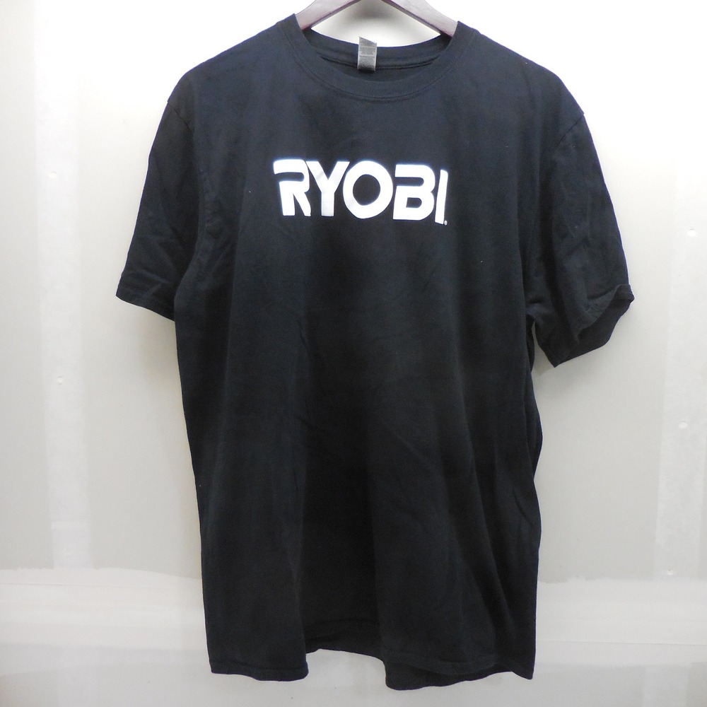 Ryobi ONE+ 18V Tool Graphic T-Shirt Mens XL Black Gildan Softstyle Short Sleeve